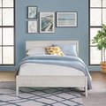 Alaterre Furniture Windsor Panel Wood Full Bed, Driftwood White ANWI2131